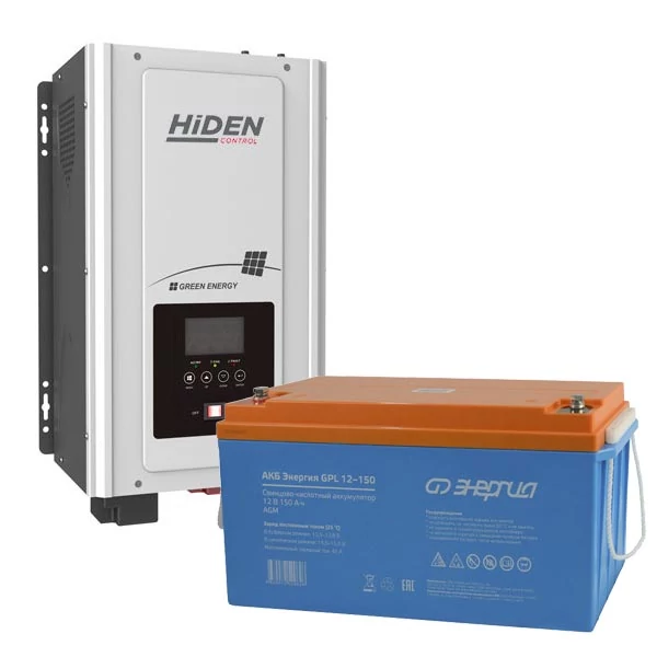 Комплект ИБП Hiden Control HPS30-2012 настенный + Аккумулятор GPL 150 Ач, 300Вт-540мин